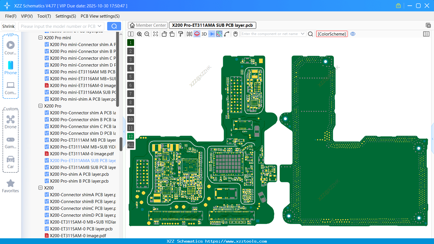 VIVO X200 Pro-ET311AMA SUB PCB Layer